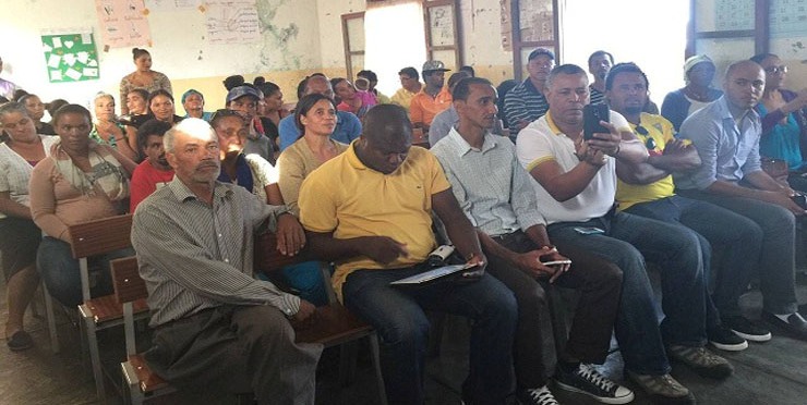 Encontro com os deslocados de Chã das Caldeiras - Junho de 2016